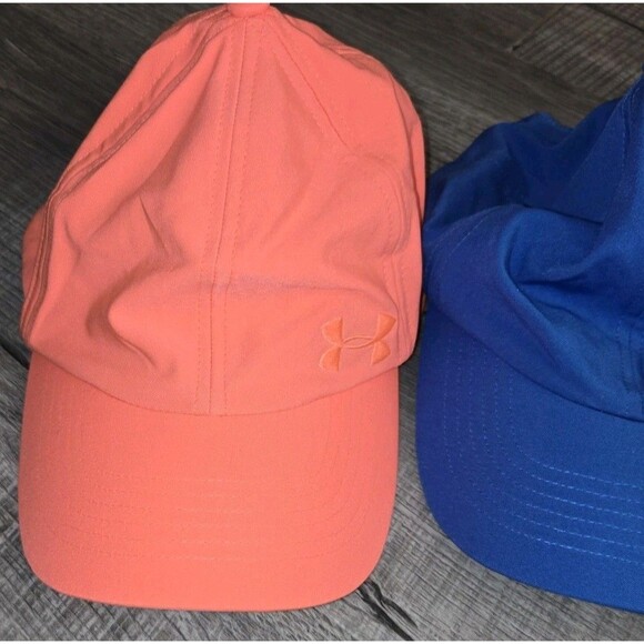 Under Armour Lot of 2 Women's Hat Running Cap Strapback Adjustable OSFA - Picture 2 of 6